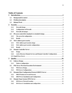 III
Table of Contents
1
Introduction .............................................................................