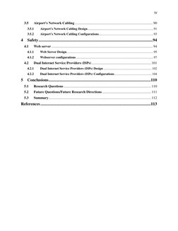 IV
3.5
Airport’s Network Cabling ....................................................................................