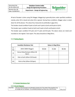 Document No.
SE-SCI-CON-S-62
Solution Centre India
Design & Engineering Procedure
Revision No. 00
Date: 01/06/2013 
Departmen