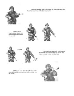 USMC Hand and Arm Signals Guide | PDF | Hand | Arm
