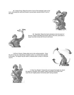 USMC Hand and Arm Signals Guide | PDF | Hand | Arm
