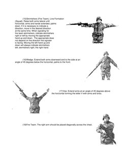 USMC Hand and Arm Signals Guide | PDF | Hand | Arm