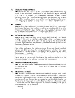 70th Birthday Celebration Program Guide | PDF | Birthdays