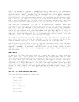 Due to the adiabatic increase in temperature due to compression, the temperature 
of the vapour discharged is usually betwe