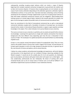 subsequently,  providing  on-going  project  advisory  which  can  involve  a  range  of  disputes
beginning from complex cor