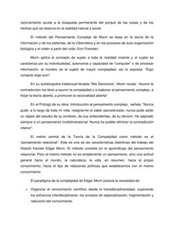 razonamiento acude a la búsqueda permanente del porqué de las cosas y de los 
hechos que se observa en la realidad natural y