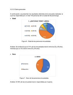 2.2.3.3 Datos generales 
 
A continuación, se presentan los resultados obtenidos de la encuesta realizada, la 
cual fue respo