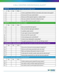 SERVICE: How well do you blend high tech and high touch?
WORKFORCE MANAGEMENT: How do you forecast volumes and call/contact a