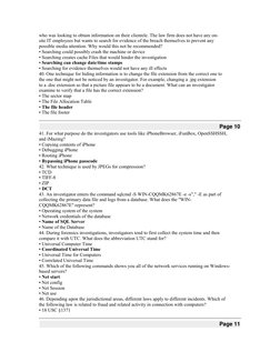 who was looking to obtain information on their clientele. The law firm does not have any on-
site IT employees but wants to