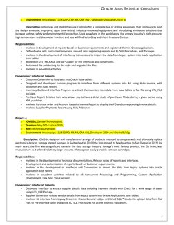 Oracle Apps Technical Consultant Profile | PDF | Oracle Corporation ...