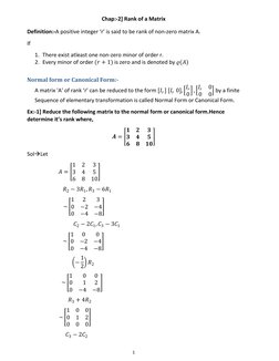 Normal Form and Rank of Matrices | PDF | Matrix (Mathematics) | Linear ...