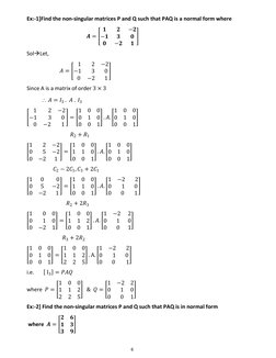 Normal Form and Rank of Matrices | PDF | Matrix (Mathematics) | Linear ...