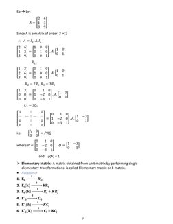 Normal Form and Rank of Matrices | PDF | Matrix (Mathematics) | Linear ...