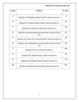 STAAD Pro Design Study Material | PDF | Beam (Structure) | Bending