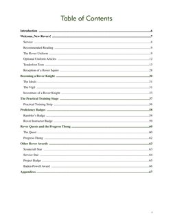 Table of Contents
...........................................................................................................