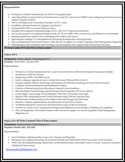 Kiranmuthyala9@gmail.com  (mailto:Kiranmuthyala9@gmail.com)
 
Responsibilities: 
 
 Working as a System Administrator for