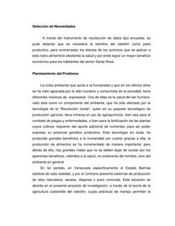 Selección de Necesidades 
 
A través del instrumento de recolección de datos tipo encuesta, se 
pudo detectar que es nece