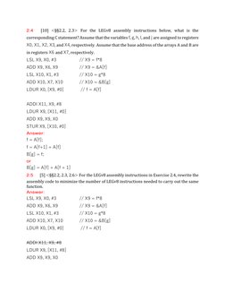 LEGv8 Assembly Code Solutions | PDF | Digital Technology | Computer ...