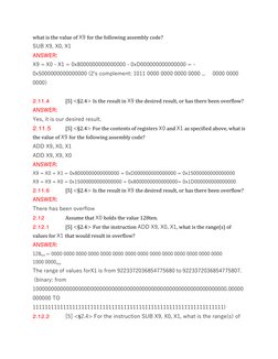 LEGv8 Assembly Code Solutions | PDF | Digital Technology | Computer ...