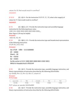 LEGv8 Assembly Code Solutions | PDF | Digital Technology | Computer ...