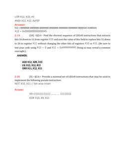 LEGv8 Assembly Code Solutions | PDF | Digital Technology | Computer ...