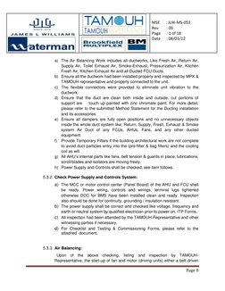 HVAC Air System Testing Method Statement | PDF | Duct (Flow) | Quality ...