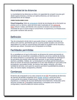 Neutralidad de las distancias 
La neutralidad de las distancias se refiere a la capacidad de compartir recursos grid 
desde l