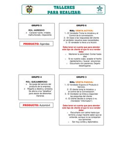 GRUPO 5 
 
ROL: AGRESIVO 
 Carácter fu