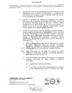 RESTRINGIDO
CONTINUACIÓN   DE   LA  DIRECTIVA  PERMANENTE   No.
Pág.10 de 44
/2ól 7``,9  EMPLEO­DE  COLUMNAS  MOTORIZADAS   P