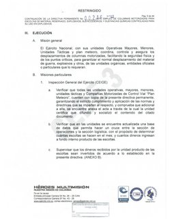 RESTRINGIDO
m,2t,S EMá[É#D
CONTINUACIÓN   DE   LA  DIRECTIVA  PERMANENTE   No.
Pág.  5 de 44
E   COLUMNAS   MOTORIZADAS   PAR