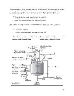 5 
 
química o procesos en los que unos “reactivos” se convierten en unos “productos”. Cambios 
energéticos que se producen e