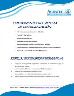 Cra. 65 # 75-32 B. Caribe PBX.: 444 02 13 Medellín. Col. info@aguatec.com.co www.aguatec.com.co Pag. 10