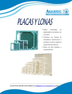Cra. 65 # 75-32 B. Caribe PBX.: 444 02 13 Medellín. Col. info@aguatec.com.co www.aguatec.com.co Pag. 8