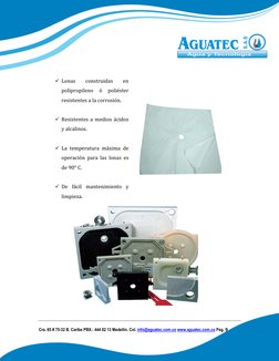 Cra. 65 # 75-32 B. Caribe PBX.: 444 02 13 Medellín. Col. info@aguatec.com.co www.aguatec.com.co Pag. 9