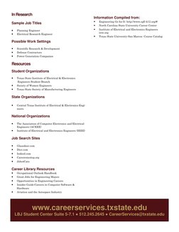Electrical Engineering Career Guide | PDF | Electrical Engineering ...