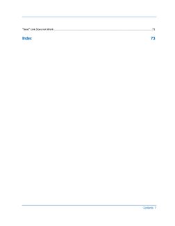 Contents  7  
 
"Next" Link Does not Work ...............................................................................