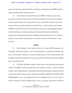 Page 4 of 11 
First Amended Complaint for Injunctive Relief 
 
objection to the project proponent. If there is a deflection o