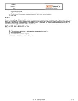 Proyecto:
Proyecto nº:
Autor:
• fub - ultimate tensile strength, 
• μ - slip factor obtained, 
• Ns - number of the friction