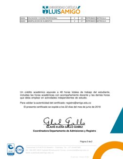 EDUCACION Y COCINA PROFESIONAL
MATRICULA
2
2.0
GA004
REPROBADO
MANIPULACION DE ALIMENTOS
MATRICULA
2
2.7
GA003
REPROBADO
Coor