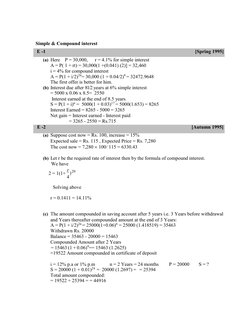 Simple and Compound Interest Problems | PDF | Interest | Net Present Value