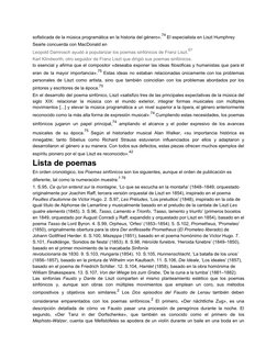 sofisticada de la música programática en la historia del género».​74 ​El especialista en Liszt Humphrey 
Searle concuerda con