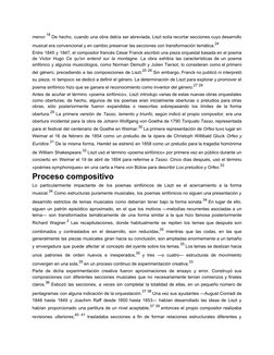 menor​.​18 ​De hecho, cuando una obra debía ser abreviada, Liszt solía recortar secciones cuyo desarrollo