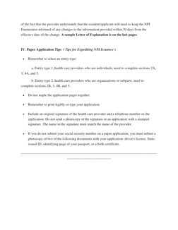 NPI Application Guide for International Staff | PDF | Social Security ...