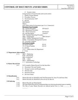 Document Control Procedure Overview | PDF | Backup | Computer File