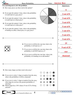 Answer Key
1-10
92 83 75 67 58 50 42 33 25 17
11-12
8
0
      
1) How many pieces are there total in the spinner?
2) If you s