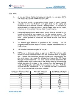 HDPE Pipe Installation Specifications | PDF | Pipe (Fluid Conveyance ...