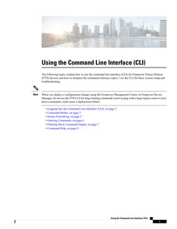 FTD CLI Command Usage Guide | PDF | Command Line Interface | Bracket
