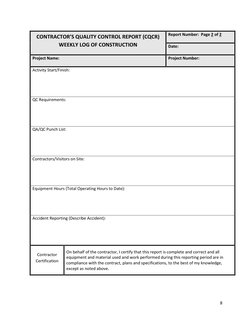 Construction QA/QC Plan Checklist | PDF | Quality Assurance ...