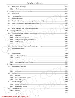 Rigging Engineering Calculations 
Page 4 
12.3 
Work, power and energy ...................................................