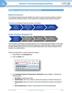 Umoja Payment Processing Guide | PDF | Receipt | Payments